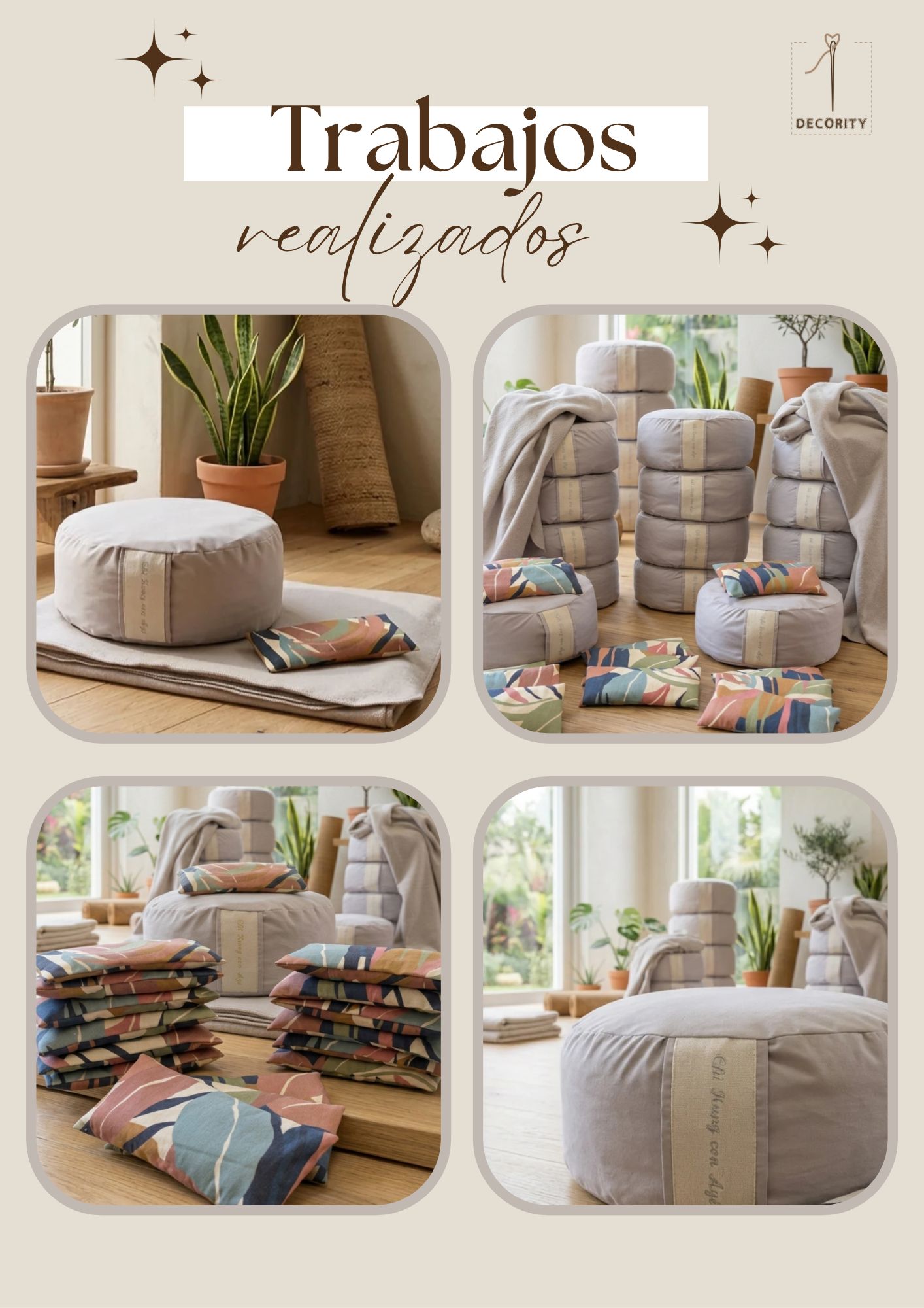 Productos de Yoga personalizado con bordado